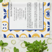 Norwegisches skandinavisches Hopgge-Apple-Rezept Geschirrtuch (Gefaltet)