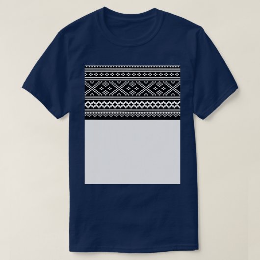 Norwegisches Strickmuster aus setesdal Graphic T-Shirt (Design vorne)