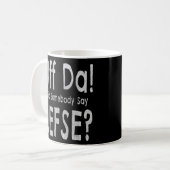 Norwegisches Themed Uff Da hat jemand gesagt, Lefs Kaffeetasse (Vorderseite Links)