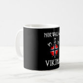 NORWEGISCHES VIKING KAFFEETASSE (Vorderseite Links)