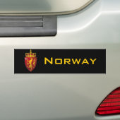 Norwegisches Wappen Autoaufkleber (Auf Auto)