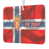 Norwegisches Wappen Autolufterfrischer (Links)