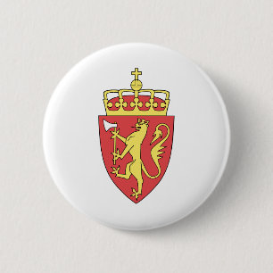norwegisches Wappen Button