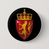 Norwegisches Wappen Button (Vorderseite)