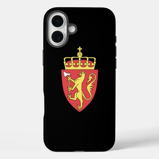 Norwegisches Wappen Case-Mate iPhone Hülle (Rückseite)