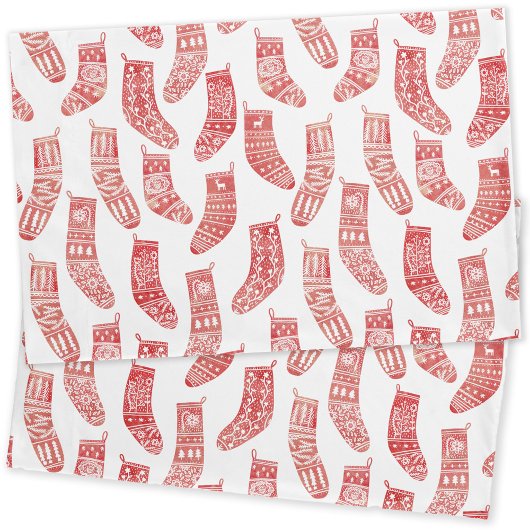 Norwegisches Weihnachtsgebäck-Strumpf Kissenbezug