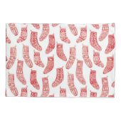 Norwegisches Weihnachtsgebäck-Strumpf Kissenbezug (Rückseite-Links)