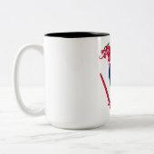 Norwegisches Wiking Zweifarbige Tasse (Links)