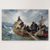 Norwegisches Wikingland im Jahr 872 Puzzle (Horizontal)