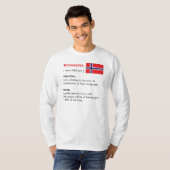 Norweigen Definition T-Shirt (Vorne ganz)