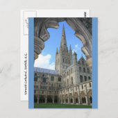 Norwich Cathedral Postkarte (Vorne/Hinten)
