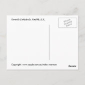 Norwich Cathedrals. Postkarte (Rückseite)