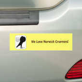 Norwich Croppers stehen groß Autoaufkleber (Auf Auto)