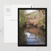 Norwich, Ct. Postkarte (Vorne/Hinten)