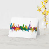 Norwich England Skyline Karte (Gelbe Blume)