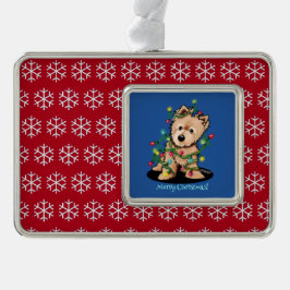 Norwich Gerahmt Ornament Rahmen-Ornament Silber