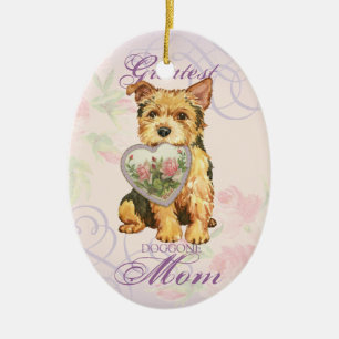 Norwich Heart Mama Keramik Ornament