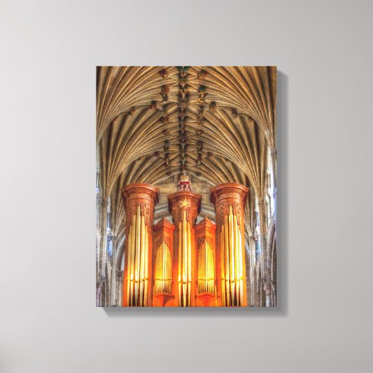 Norwich Kathedrale Orgel Leinwanddruck (Vorderseite)