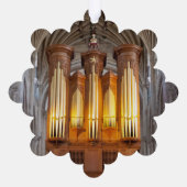 Norwich Kathedrale Orgel Ornament Karte (Rückseite)