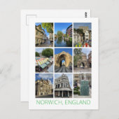 Norwich Postkarte (Vorne/Hinten)