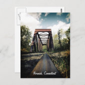Norwich, Postkarte Connecticut (Vorne/Hinten)