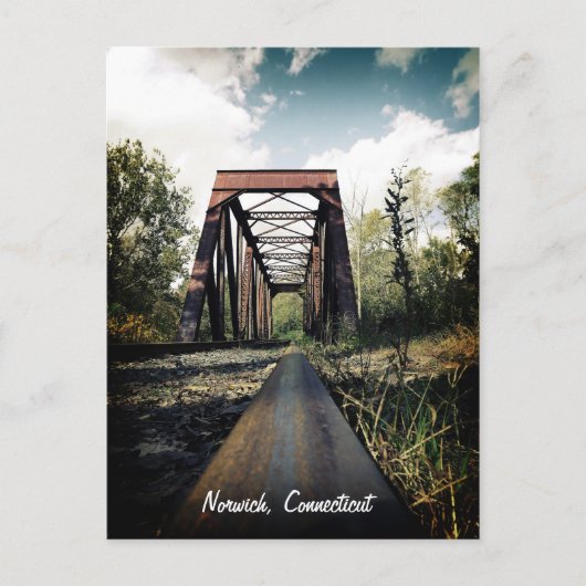 Norwich, Postkarte Connecticut (Vorderseite)