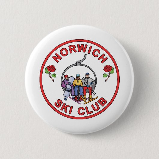 Norwich Ski Club Button (Vorderseite)