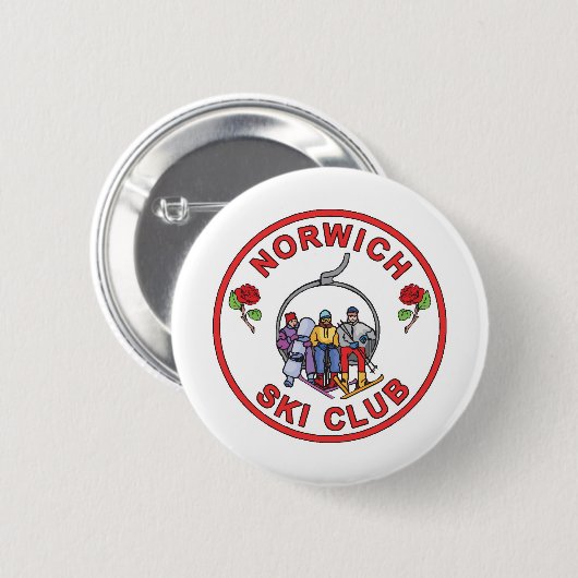 Norwich Ski Club Button (Vorne & Hinten)