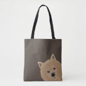 Norwich Terrier Allover Tote Bag Tasche (Vorderseite)