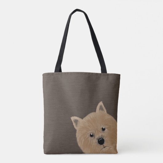 Norwich Terrier Allover Tote Bag Tasche (Rückseite)