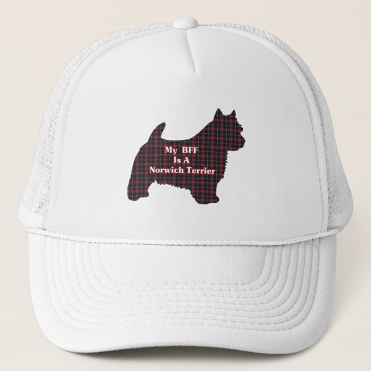 Norwich Terrier BESTE FREUNDIN Hat Truckerkappe (Vorderseite)