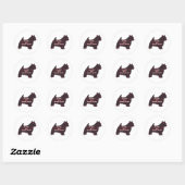 Norwich Terrier BESTE FREUNDIN Sticker (Blatt)