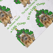 Norwich Terrier Christmas Seidenpapier (Detail)