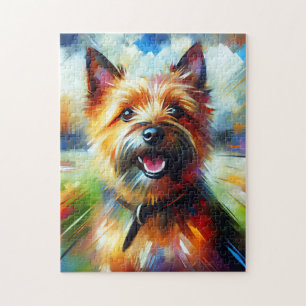 Norwich Terrier Dog Acrylic Print Dog Lover Gesche Puzzle