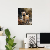 Norwich Terrier Dog Art Print Poster (Heimbüro)