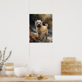 Norwich Terrier Dog Art Print Poster (Küche)