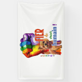 Norwich Terrier dog Banner (Vertikal)