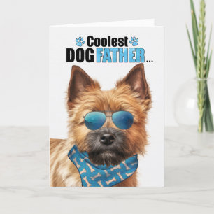 Norwich Terrier Dog Coolster Vater Vatertag Feiertagskarte
