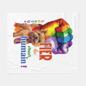 Norwich Terrier dog Fleecedecke (Vorderseite (Horizontal))