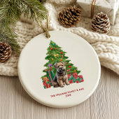 Norwich Terrier Dog Personalisiert Weihnachten Keramik Ornament