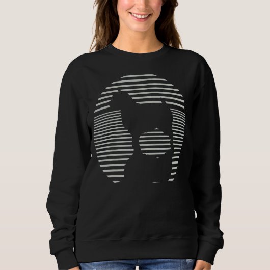 Norwich Terrier Dog Sweatshirt (Vorderseite)