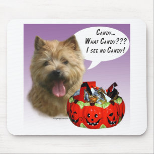 Norwich Terrier Halloween Candy Mousepad