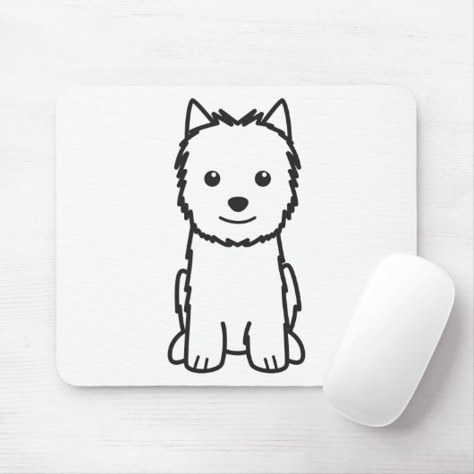 Norwich-Terrier-HundeCartoon Mousepad (Mit Mouse)