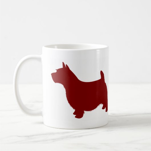 Norwich Terrier Kaffeetasse (Links)