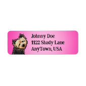 Norwich Terrier Labels (Vorne)