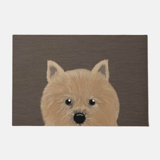 Norwich Terrier Large Doormat Fußmatte (Vorderseite)