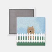 Norwich Terrier Magnet (Vorderseite/Rückseite)