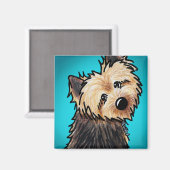 Norwich Terrier Magnet (Vorderseite/Rückseite)