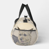 Norwich Terrier Malerei Niedlich Original Haustier Duffle Bag (Rechts)