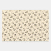 Norwich Terrier Malerei Niedlich Original Haustier Geschenkpapier Set (Vorderseite)